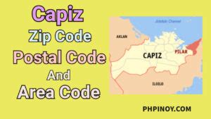 capiz zip code|Barangay Zip Codes .